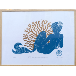 Moira Swann - L'Odalisque sous-marine n°2 - cadre